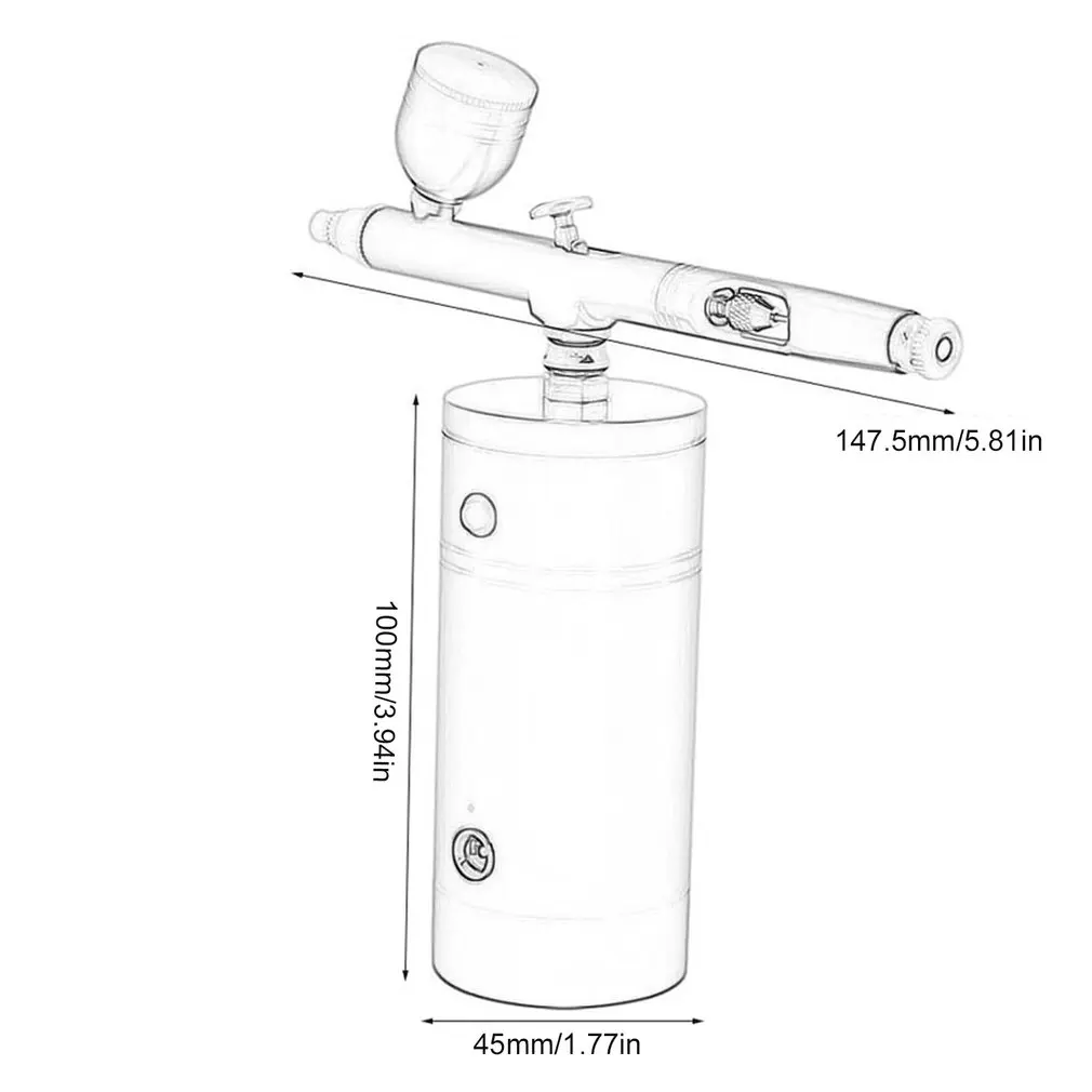 

Spray Tool Kit Mini Action Air Brush Airbrush Compressor Paint Art For Art Craft Model Paint Spraying Hobby Brush Pen Set