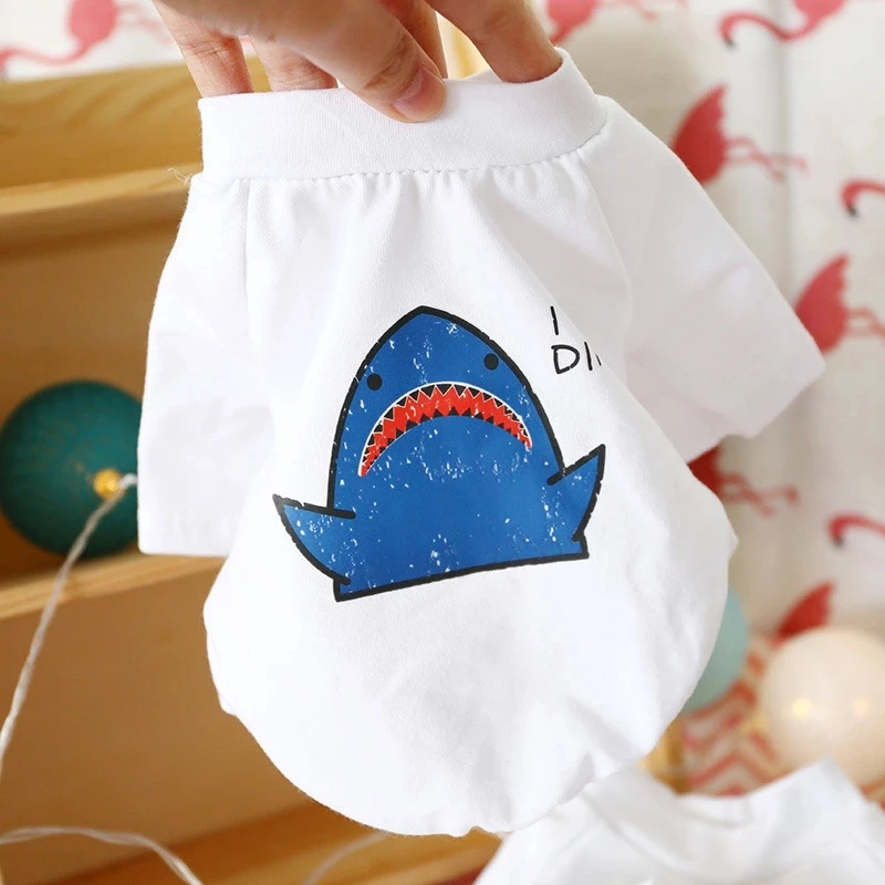 Футболка для собак и кошек летняя одежда чихуахуа Французская женская маленьких