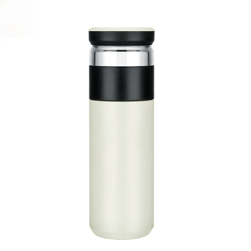 

Youpin Fun Home 520ml Portable Water Vacuum Cup Tea Water Separation Bottle Mug Thermas Tea Cup Warm Grade PP Outdoor Travel