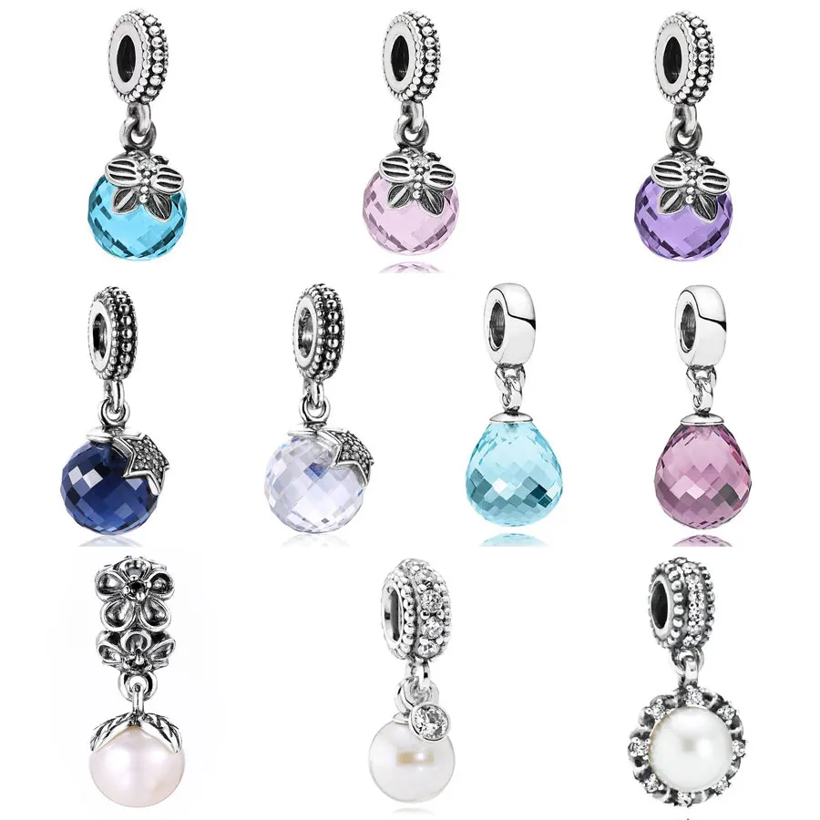 

Viola Bloom Butterfly Moon & Star With Faceted Murano Pendant Charm Fit Europe Bracelet 925 Sterling Silver Bead Charm Jewelry