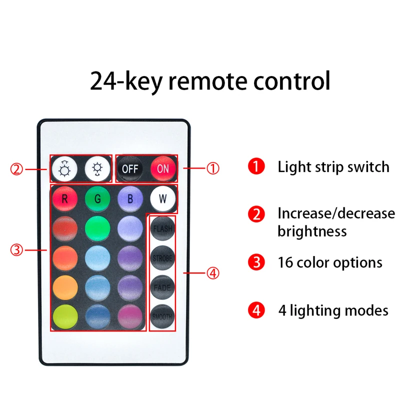 

LED Strip Lights RGB 2835 Bluetooth USB IR Remote Flexible Lamp Tape Diode DC5V TV Backlights Night Lighting 5M