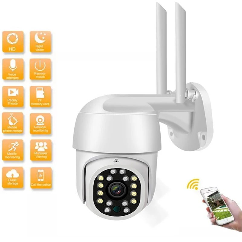 

IP-камера видеонаблюдения HD уличная с поддержкой Wi-Fi, 1080P
