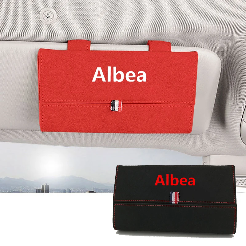 

1 шт. для Fiat Albea, флокирующая искусственная коробка, держатель для хранения, автомобильный держатель для солнцезащитных очков, органайзер, ак...