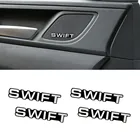 4 шт. 3D алюминиевый динамик, стерео динамик, значок, эмблема, наклейка для Suzuki Swift Alto SX4, аксессуары, Стайлинг автомобиля