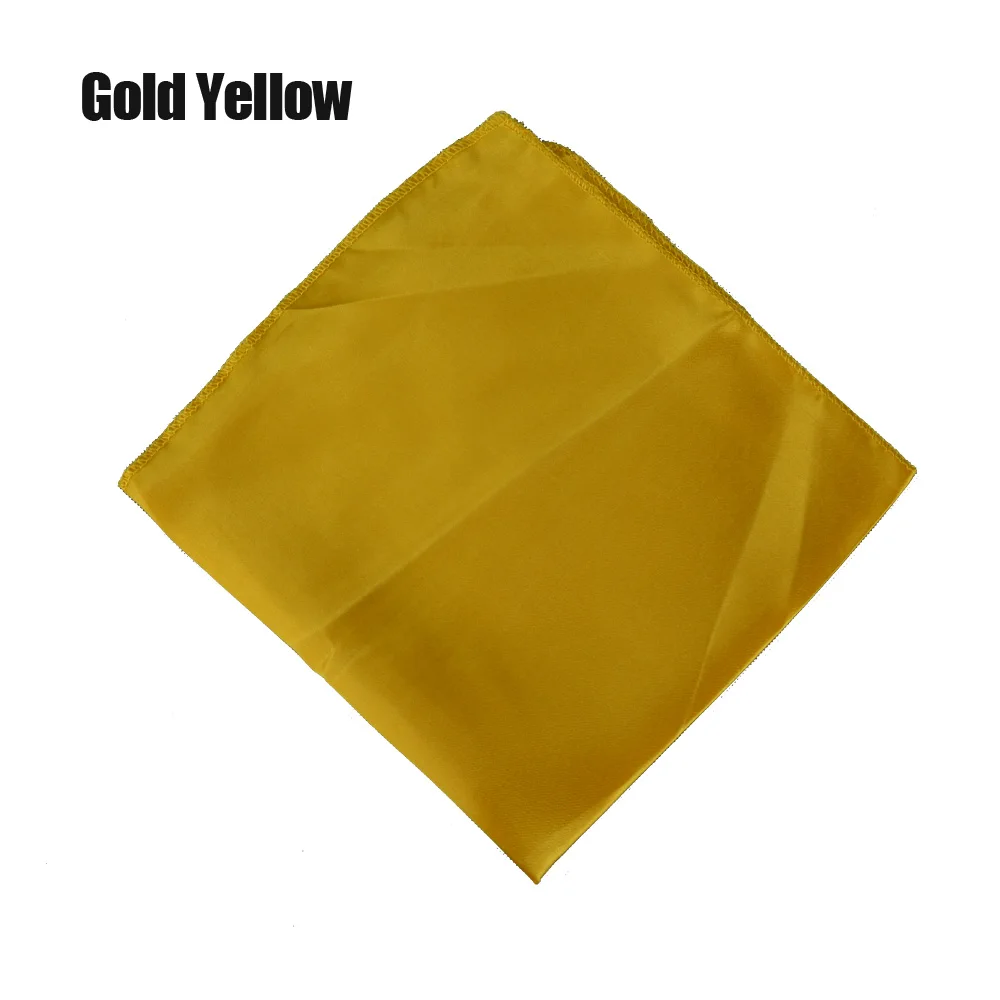 gold yellow 100 шт./лот, Свадебный декор, 19 дюймов, Золотой/розовый/синий/бежевый, атласная Салфетка для стола, для дня рождения, для вечеринки, квадратная, складная, тканевая, для банкета, для салфеток - Цвет: gold yellow