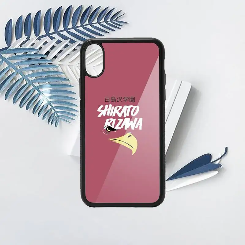 

HAIKYUU!! School badge style Phone Case TPU For iPhone X XR XS 11 12 mini Pro MAX 6 6S 7 8 Plus SE 2020