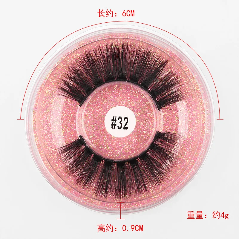 

3D Mink Lashes Natural False Eyelashes Handmade Wispy Fluffy Long Lashes Natural Eye Makeup Tools Eye Lashes