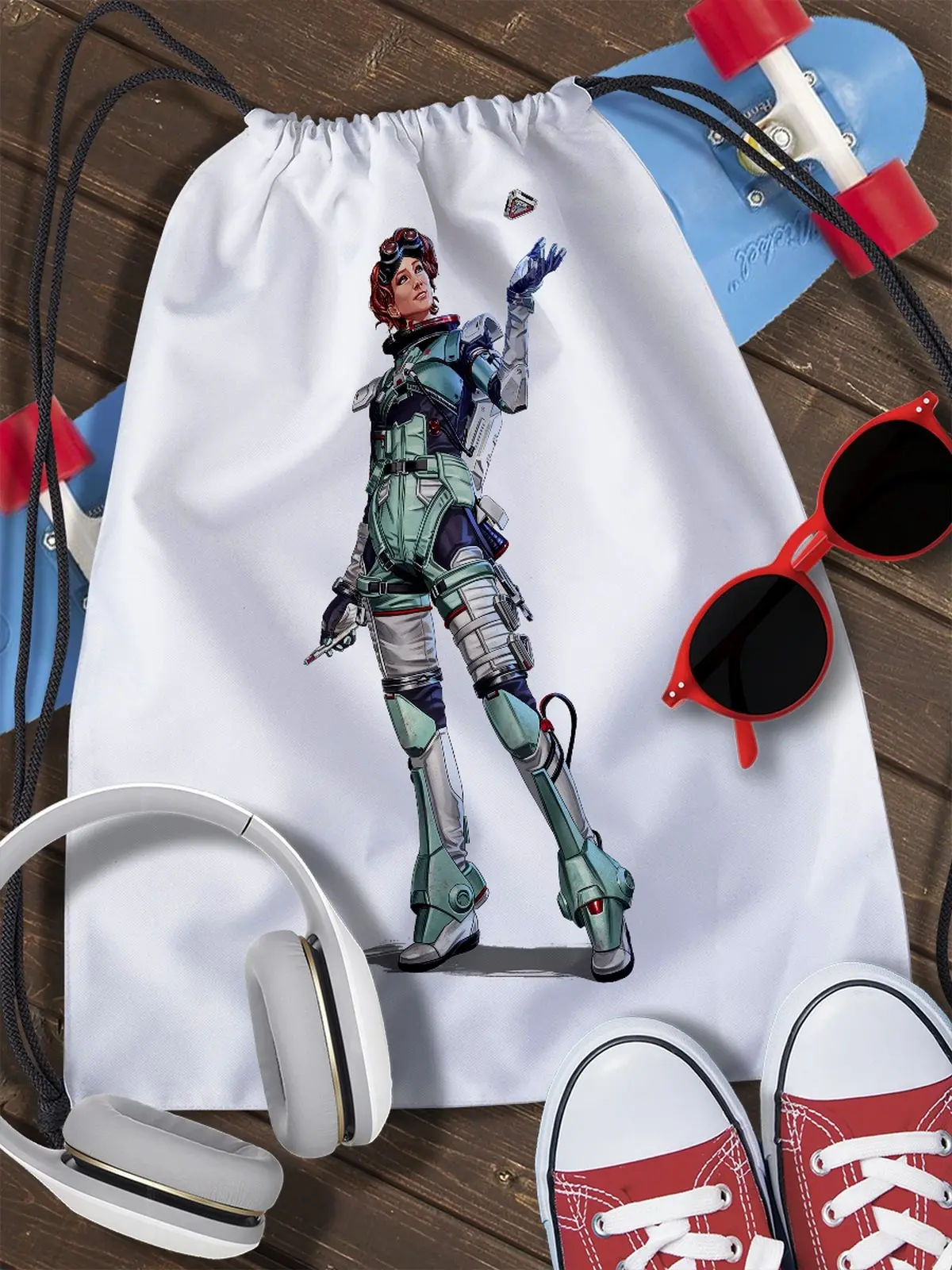 Сумка мешок для обуви Apex Legends (Апекс игра королевская битва Battle Royale шутер) - 1519 |