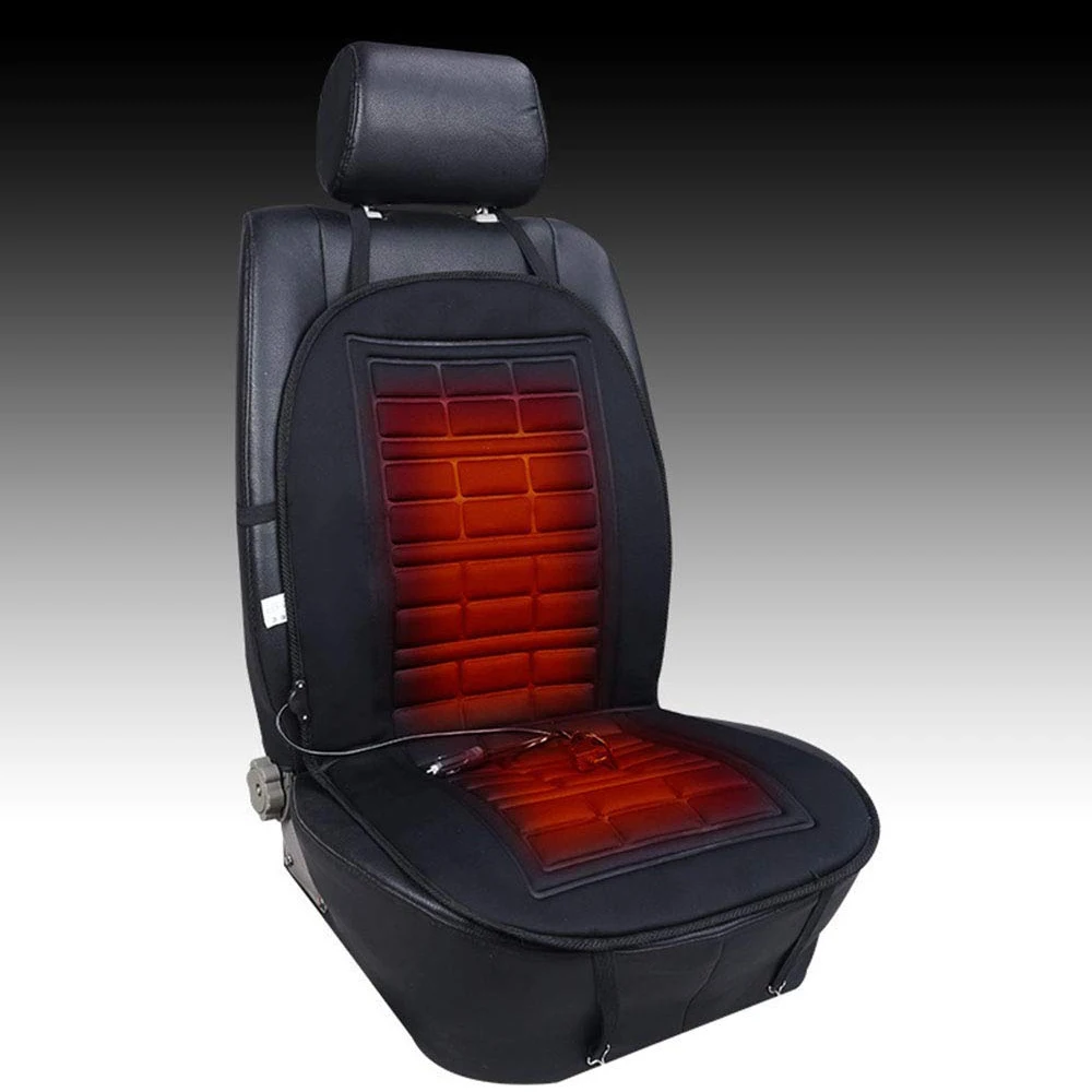 1pcs Fast Warmer 12V Car Heating Seat Cover Heated Cushion Hot Car Pad Cover use for Cold Weather and Winter Driving Heat Covers - Название цвета: 1pcs