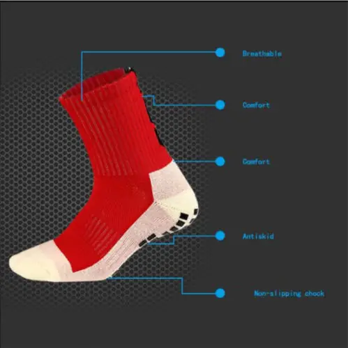 

New Anti Slip Soccer Socks Football Socks Men Sports Socks Good Quality Cotton Calcetines The Same Type As The Trusox 9 Colors