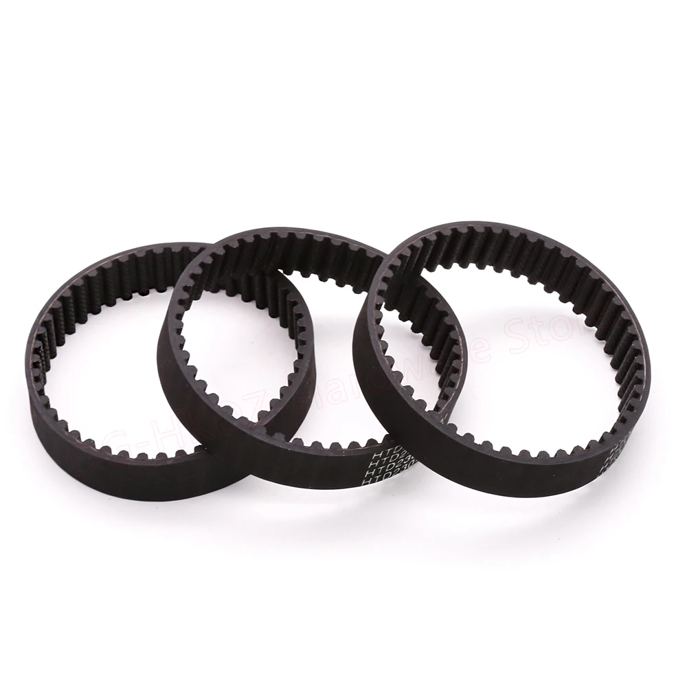 

Closed Loop Rubber Timing Belt HTD-5M 435 440 445 450 455 460mm Length 15mm width Can absorb shock, high transmission efficiency