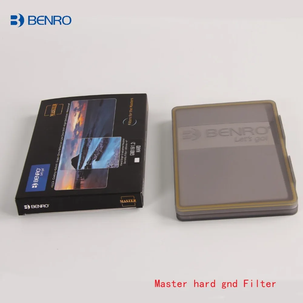 Benro 100x150 мм Master Hard GND 0 6 9 1 2 фильтр GND4 GND8 GND16 жесткое Оптическое Стекло