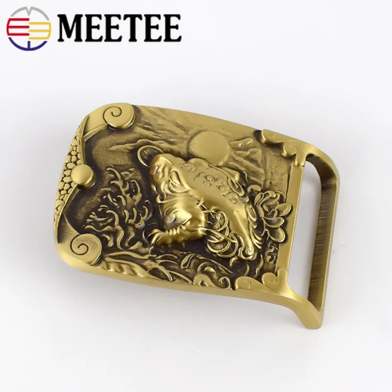 Пряжки для ремня мужские из 100% латуни прямоугольные 37-38 мм пояс с пряжкой дюйма 1/2