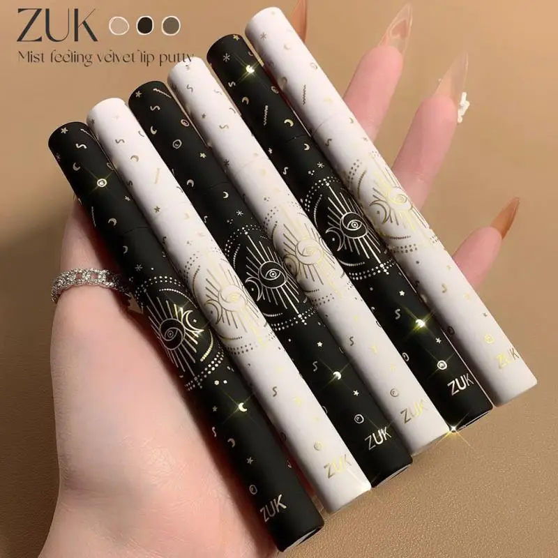 

ZUK Velvet Matte Lip Glaze Misty Mousse Rich Colors Lipstick Long Lasting Waterproof Not Stick The Cup Non-marking Lips Makeup