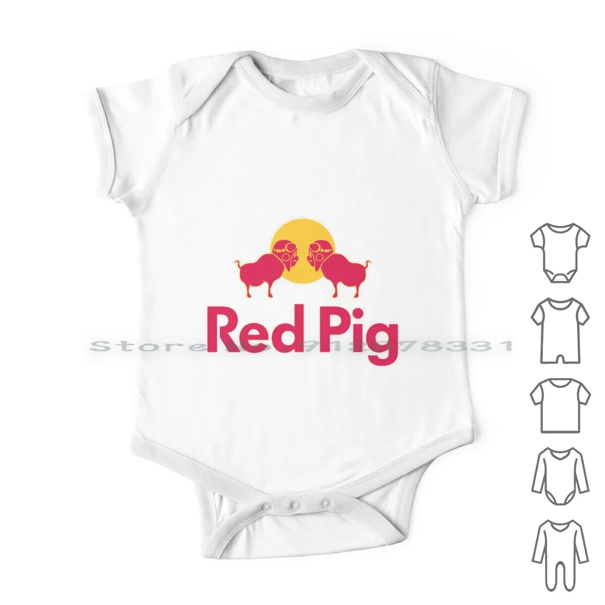 

Комбинезоны для новорожденных, хлопковые комбинезоны Red Pig от Robotrobotrobot