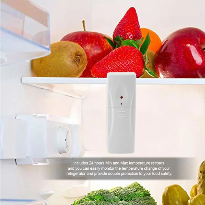 Беспроводной цифровой звуковой холодильник с сигнализацией термометр 2 шт.