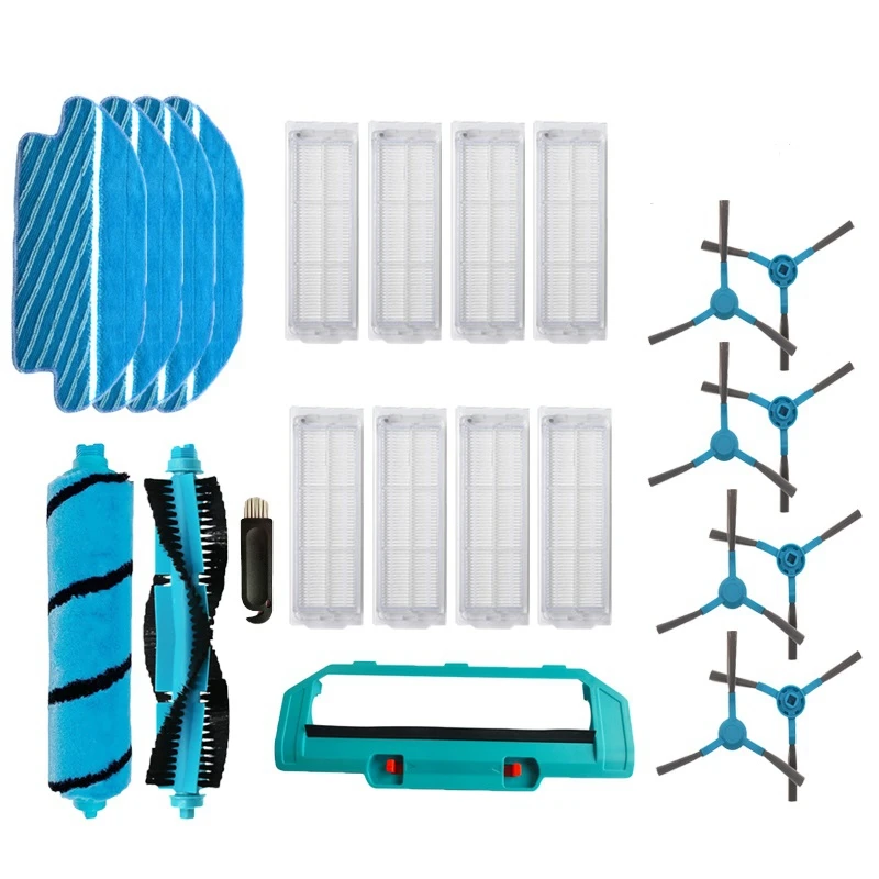 

Side Brush Main Roller Brush Filter for Conga 3490 3290 Vacuum Cleaner Mop Cloths Rags for Xiaomi Mijia STYJ02YM Parts