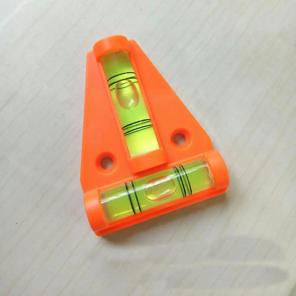 1pc Mini T Type Spirit Level Measurement Instrument Measuring Triangular Bubble T-type Tools Plastic X7k6 | Автомобили и