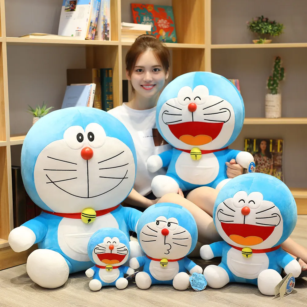Популярная плюшевая игрушка Doraemon 23 48 см в стиле аниме милая кошка мягкая подушка