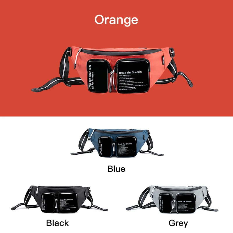 

Fashion Outdoor Waist bag male Luxury Belt Bag Men Sport Gym Designers Fanny Pack Waterproof Waist Bag For male