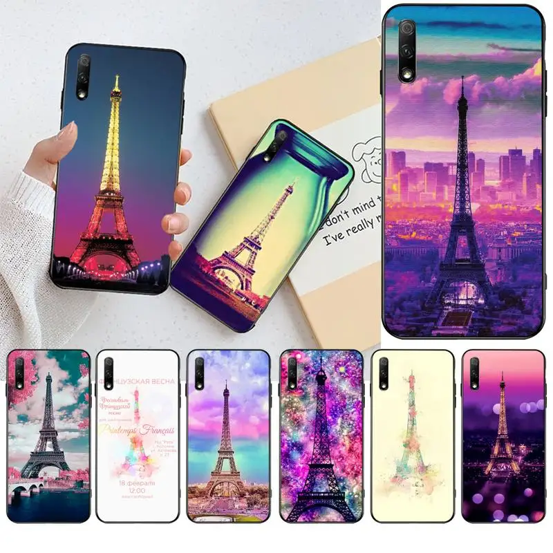 Чехол для телефона CUTEWANAN с изображением Эйфелевой башни в Париже Huawei Honor 20 10 9 8 8x 8c