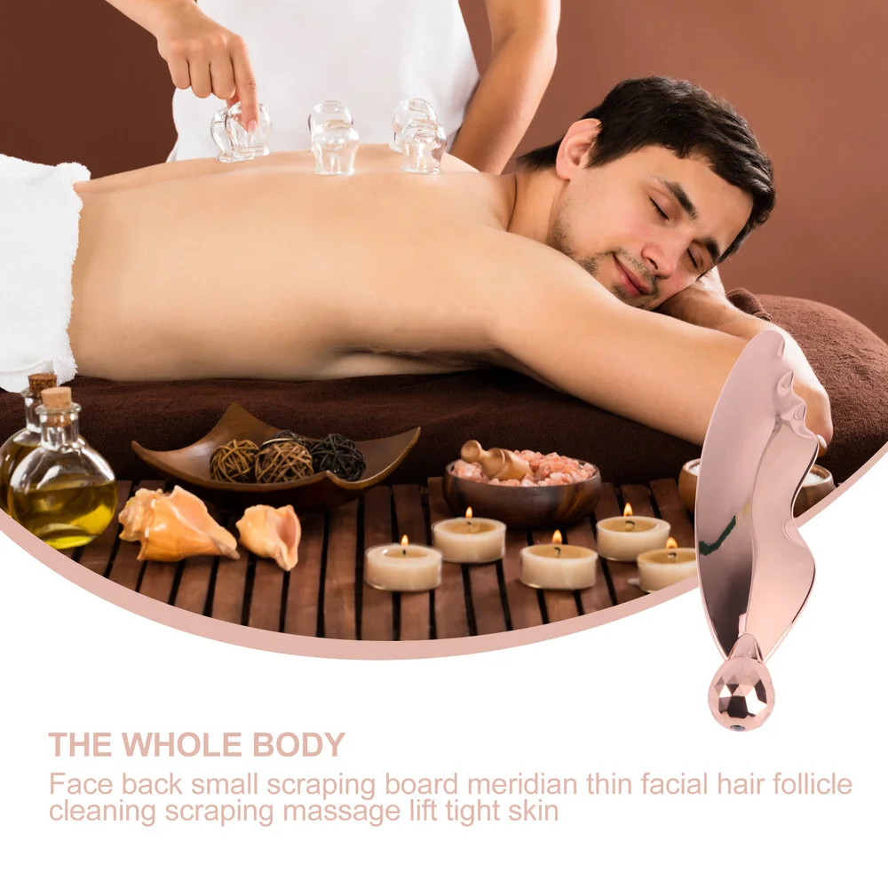 

1Pc Household Massaging Board Face Scraping Board Plate Massaging Tool