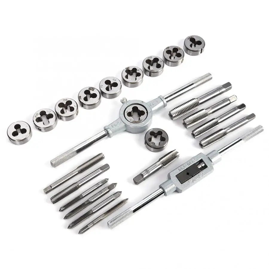 24 шт. набор резьбовых кранов и штампов|Метчик с резьбой| |