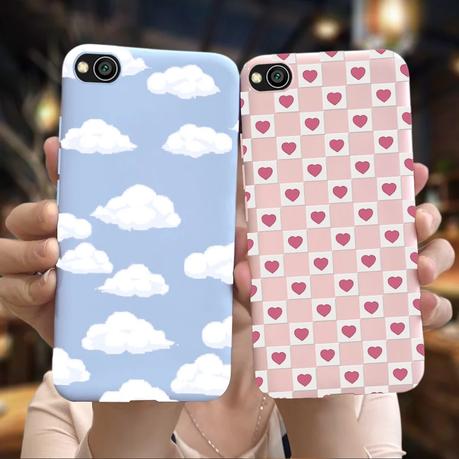 For Coque Xiaomi Redmi Go Case 5.0" Silicon Soft TPU Butterfly Sunflower Cover RedmiGo Bumper Global Version Protective Capa | Мобильные