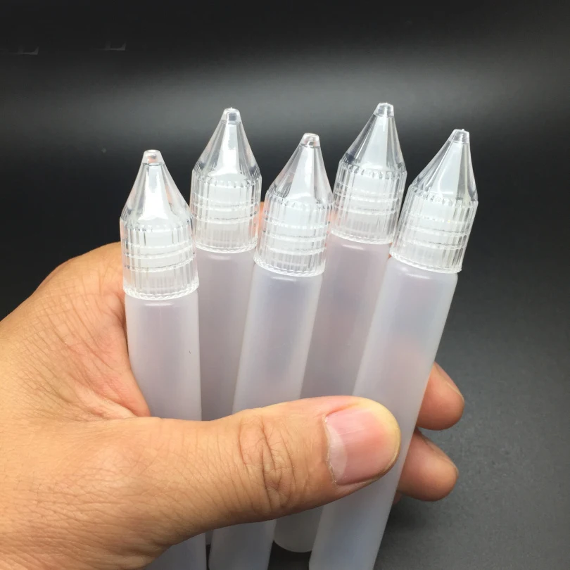 

5Pcs/lot E-Juice Bottle 15ml 30ml Vape Drip Tip Plastic Liquid Storage Squeezable Dropper
