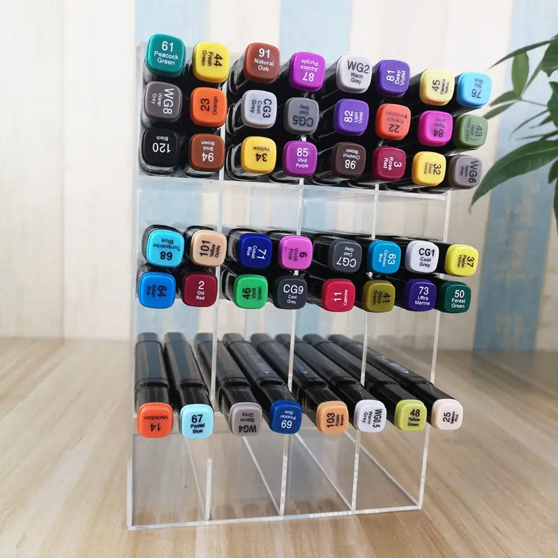 

Multifunctional 9/16 Grid Desktop Organizer Office Accessories Stationery Pen Holder Storage Box Makeup Brush Tools Organizer