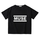 Muse 100% хлопковая короткая футболка, женские укороченные топы, винтажная Корейская футболка, Женский винтажный летний топ, футболка, женская одежда в стиле Харадзюку, Новинка