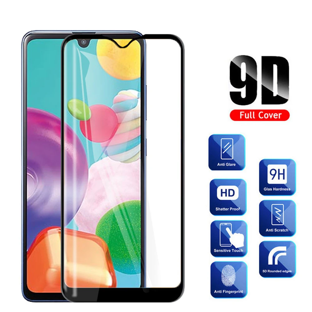 

9D full cover tempered glass for Samsung Galaxy M51 M40 M31 M30 M30S M21 M20 M11 M10 M10S protective film phone screen protector