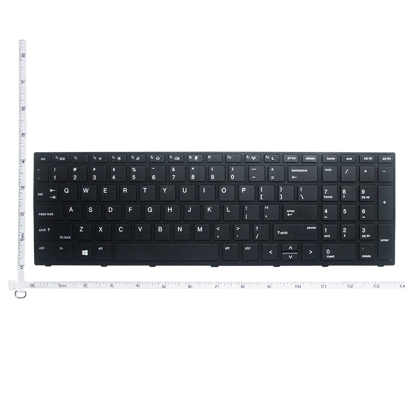 Клавиатура для ноутбука HP Probook 450 G5 455 470 английская клавиатура с рамкой Черная |