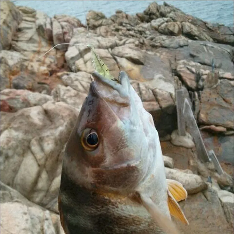 20 шт./лот силиконовые приманки мягкая рыболовная приманка основной цвет или