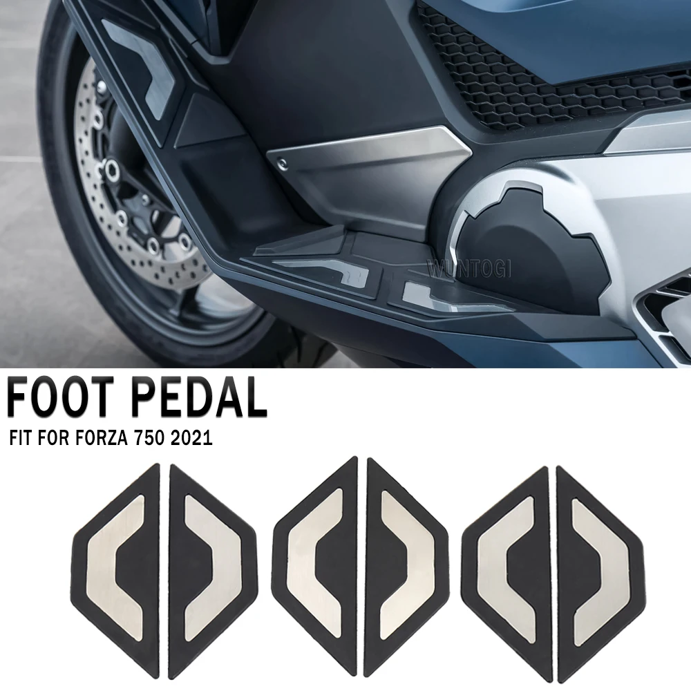 

New Motorcycle Footrest Footpad Pedal Plate Parts Fit For Honda For Forza750 For Forza 750 2021 Floor Kit Spare Parts
