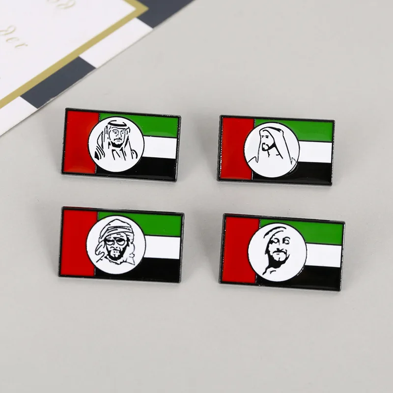 Флаг ОАЭ флаг Дубая булавка для путешествий сувенирные булавки мультяшный
