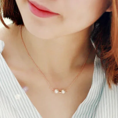 Новая Корейская милая маленькая свежая звезда с тем же абзацем жемчужное тонкое