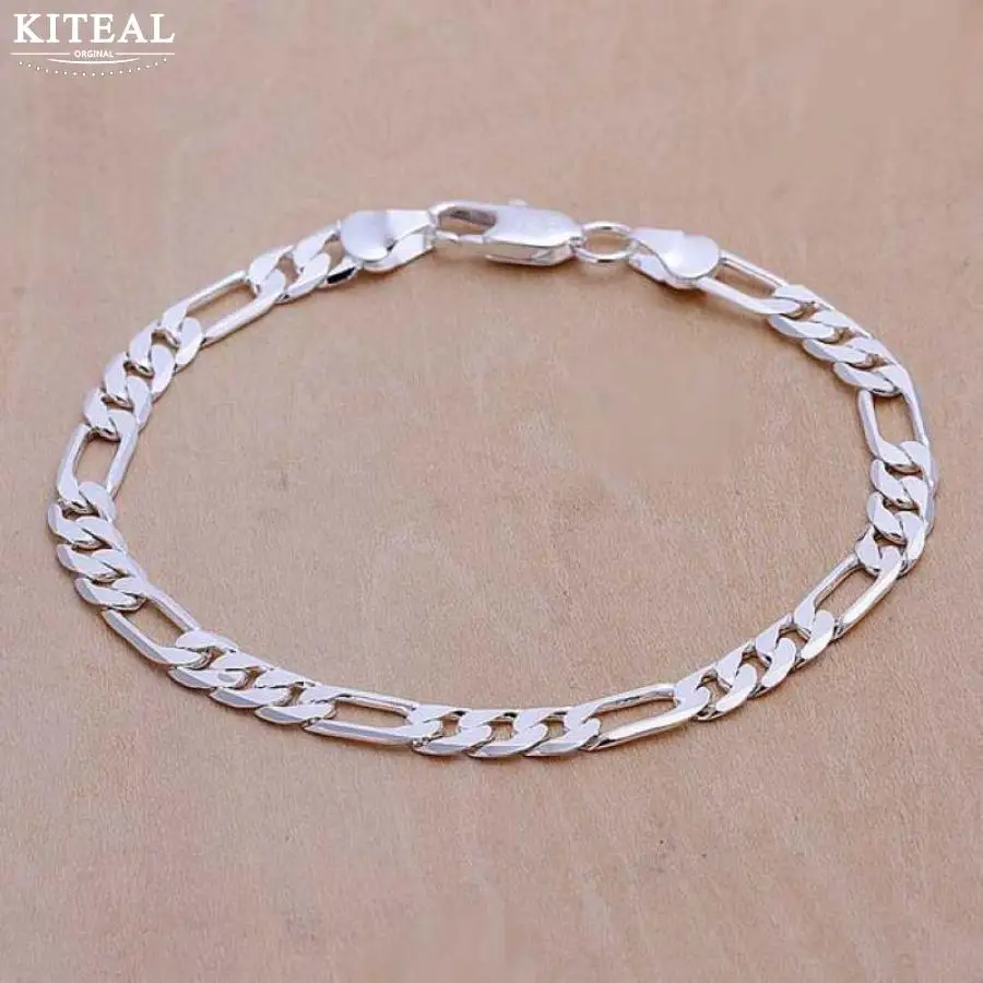 Серебряный/18KGP золотой цвет Оптовая Продажа Модные мужские ювелирные изделия 6 мм