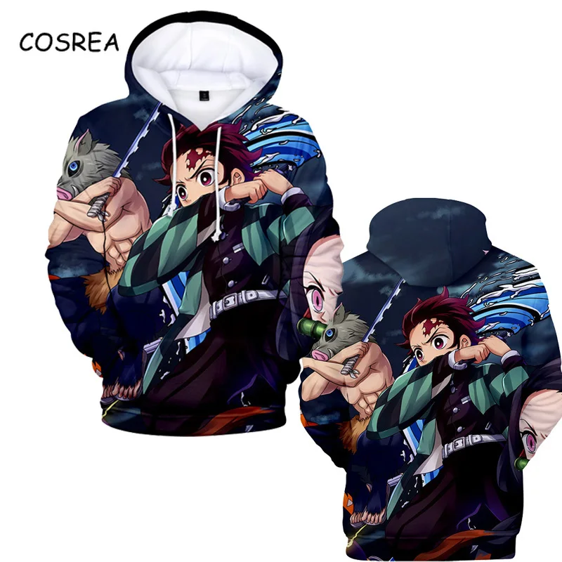 

Anime Demon Slayer: Kimetsu no Yaiba Hoodie Men Women Casual Sweatshirts 3D Print Hoodies Mens Hoody Hip Hop Coats Boy Girls
