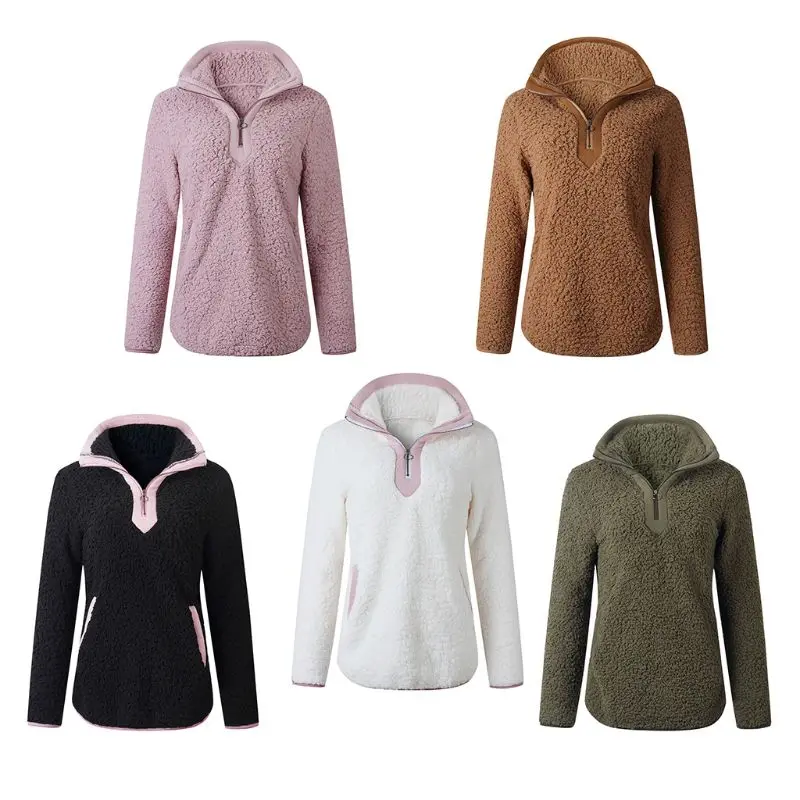 Женская Осенняя Свободная Толстовка с длинным рукавом пуловер высоким