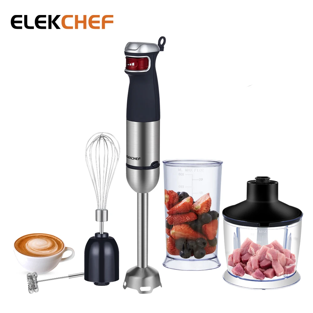 ElekChef 5 в 1 Многофункциональный Электрический ручной блендер 1200 Вт погружной