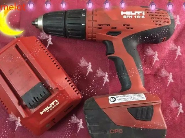Литиевая дрель HILTI 21 6 в ударная электродрель аккумулятор зарядное устройство.