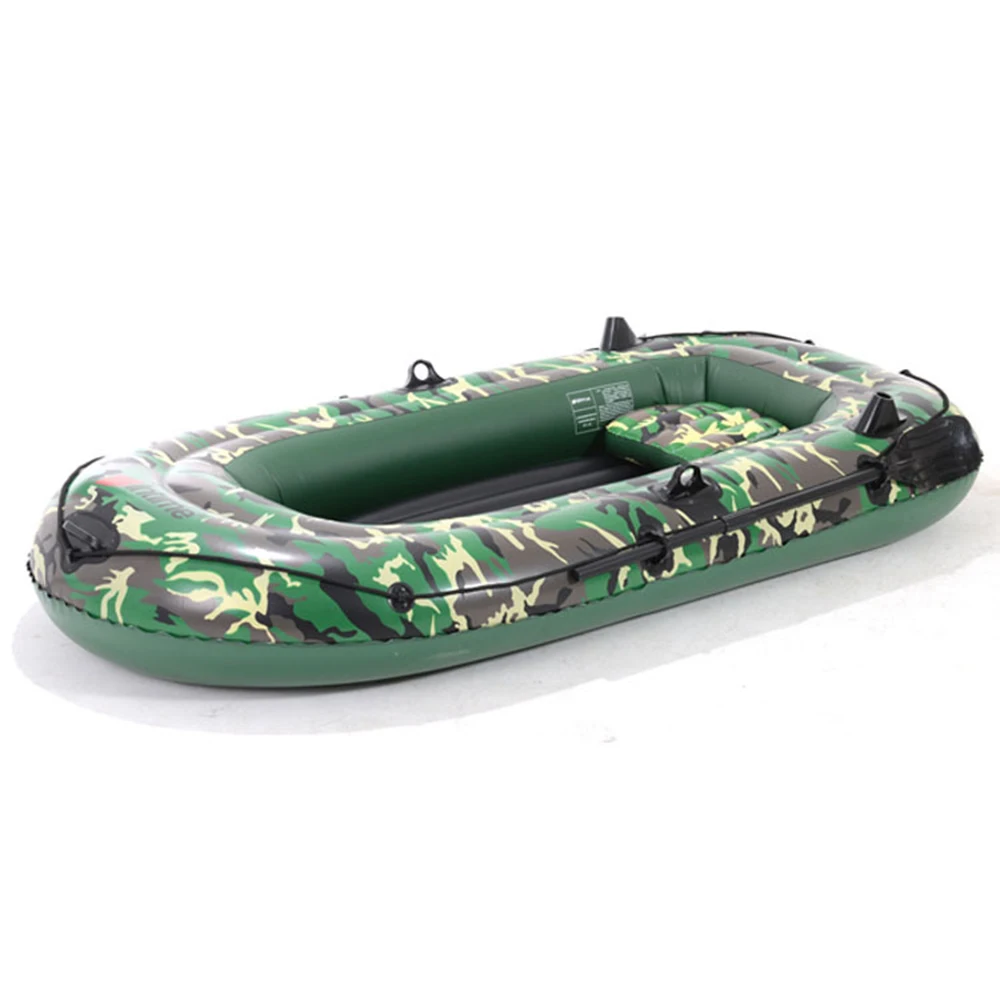 231*130CM 3 Person Inflatable Kayak Canoe With Paddles Air Pump PVC Rowing Air Boat Set Drifting Diving Inflatable Fishing Boat