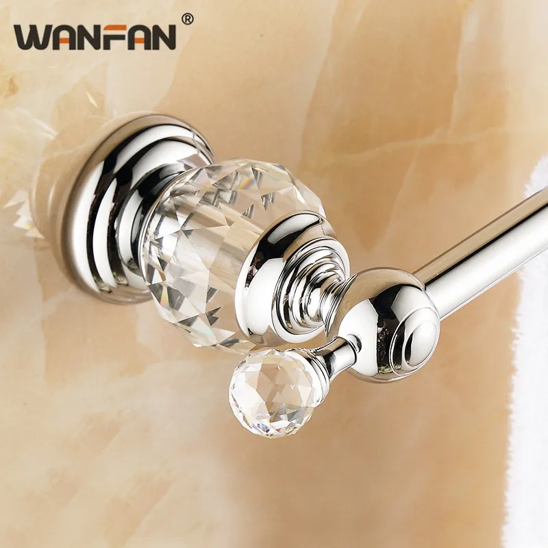 Европейская хромированная отделка одинарный держатель для полотенец