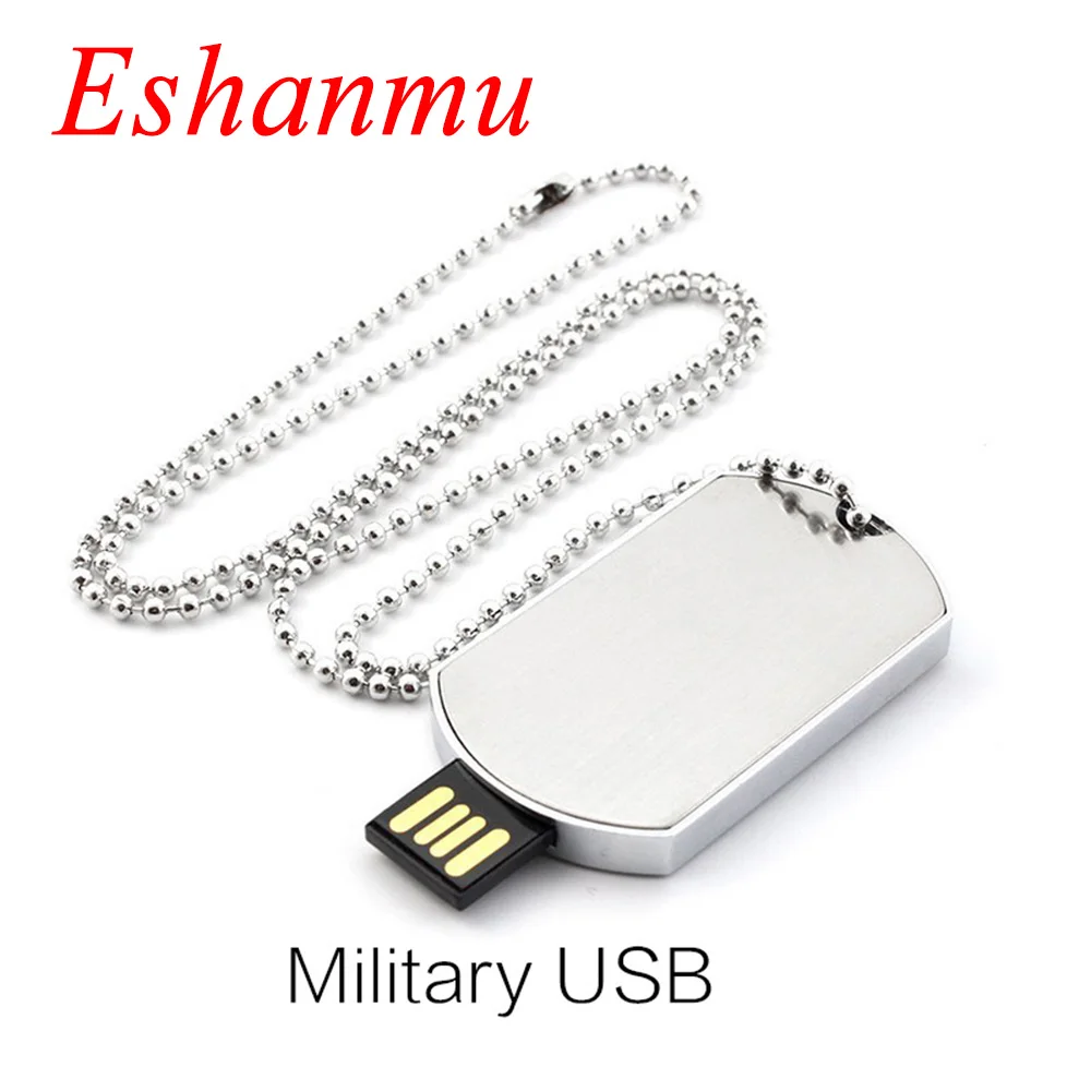 Супер качество розничная продажа ожерелий военный флеш-накопитель в форме
