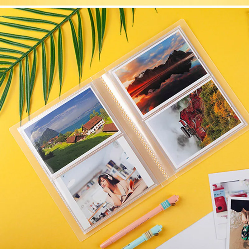 Фотоальбом для мгновенной фотосъемки матовый прозрачный фотоальбом 4 дюйма 5