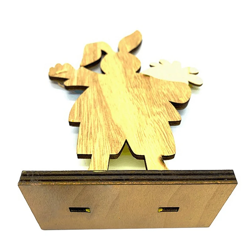 

Happy Easter Day Decorations Wooden Rabbit Bunny Carrot Flower Valentine's Day Wedding Party Ornament DIY Decor