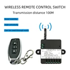 Релейный модуль 12 В24 В постоянного тока, радиочастотный Приемник 433 МГц, беспроводной пульт дистанционного управления, переключатель управления двигателем, ler для движения вперед, назад и паузы