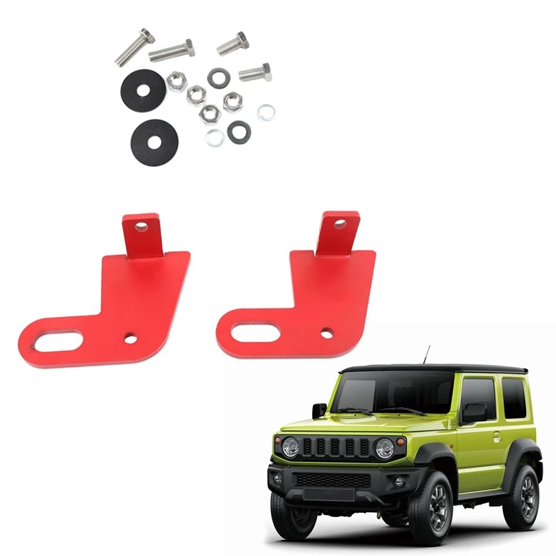 

NEW-Car Rear Bumper Trailer Towing Hook Kit for Suzuki Jimny 2019 2020 2021 JB64 JB74 Car External Accessory Styling