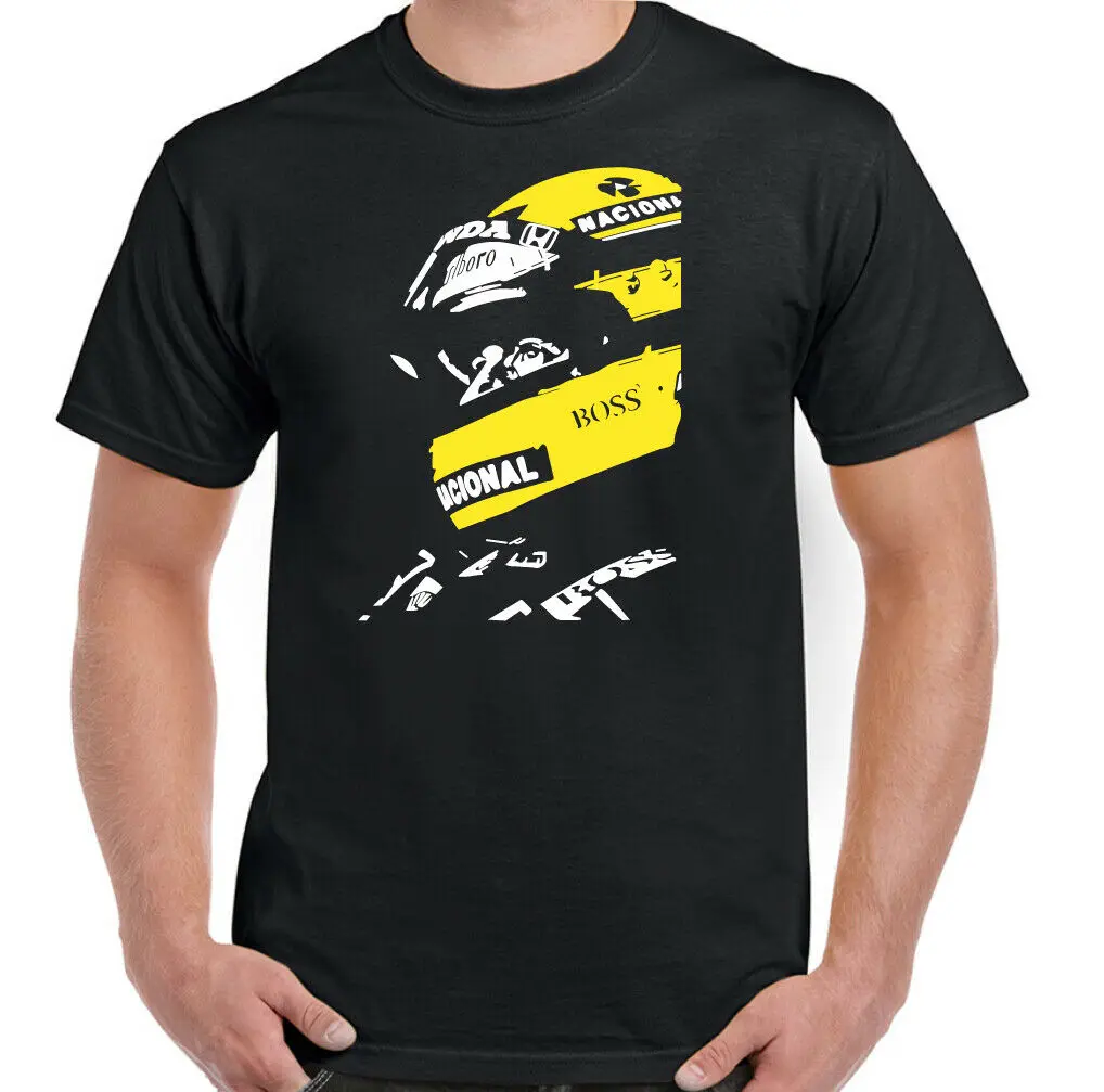 AYRTON SENNA Футболка Мужская и Женская F1 Formula 1 унисекс Топ Бразилия Легенда для